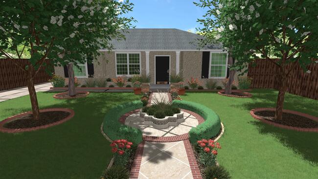 Beautiful backyard design